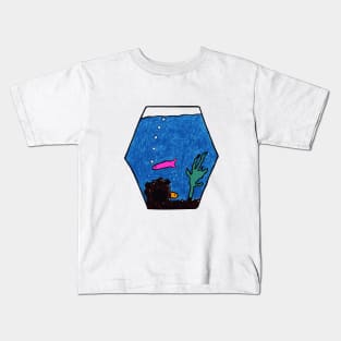 Fishbowl Smishbowl With Fish In A Bowl Kids T-Shirt